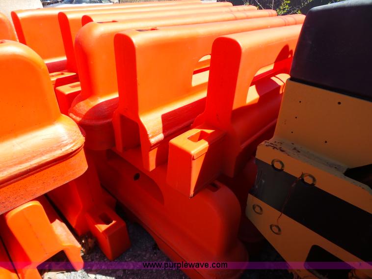 image for item K1353 (26) 80"L plastic barrier curbs