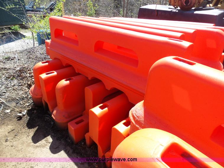 image for item K1353 (26) 80"L plastic barrier curbs