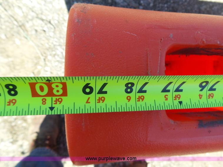 image for item K1353 (26) 80"L plastic barrier curbs