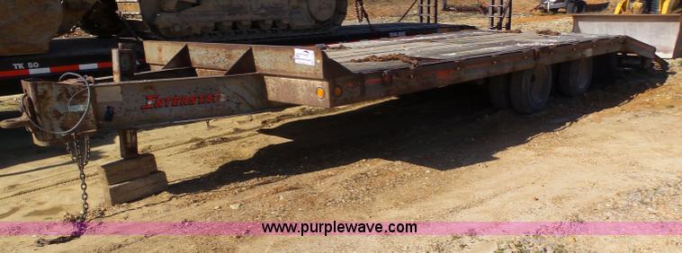 image for item K1367 1989 Interstate equipment trailer