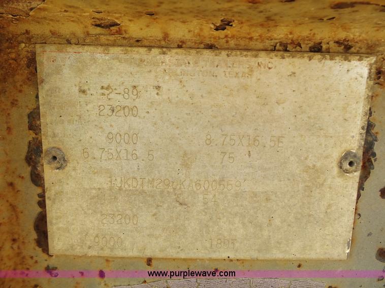 image for item K1367 1989 Interstate equipment trailer