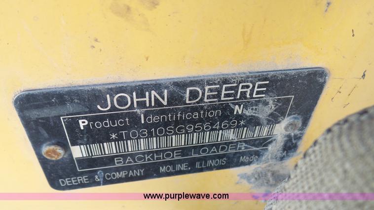 image for item K4200 2006 John Deere 310SG backhoe