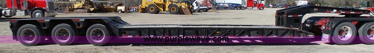 image for item K4206 1999 Load King lowboy equipment trailer