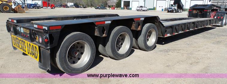 image for item K4206 1999 Load King lowboy equipment trailer