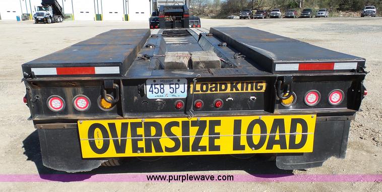 image for item K4206 1999 Load King lowboy equipment trailer