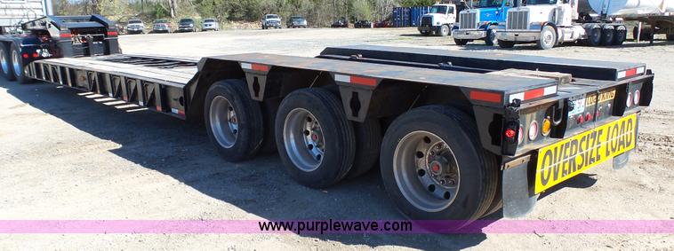 image for item K4206 1999 Load King lowboy equipment trailer