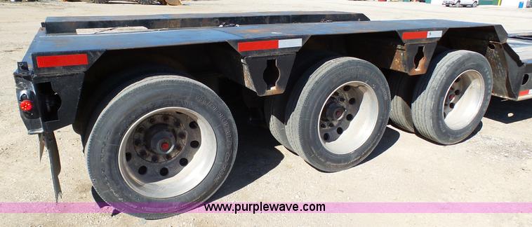 image for item K4206 1999 Load King lowboy equipment trailer