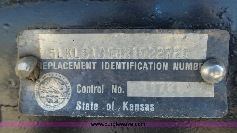 image for item K4206 1999 Load King lowboy equipment trailer