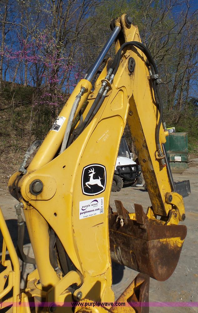 image for item K4207 2001 John Deere 110 backhoe