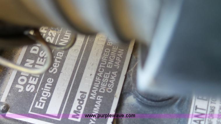 image for item K4207 2001 John Deere 110 backhoe