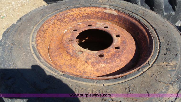 image for item K4223 (4) foam filled skid steer tires