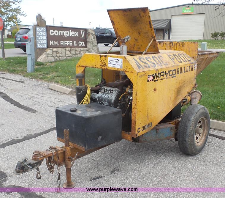 image for item K4499 Mayco C-30HD concrete pump