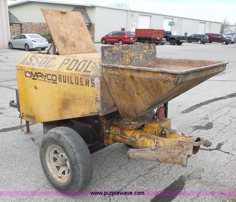 image for item K4499 Mayco C-30HD concrete pump