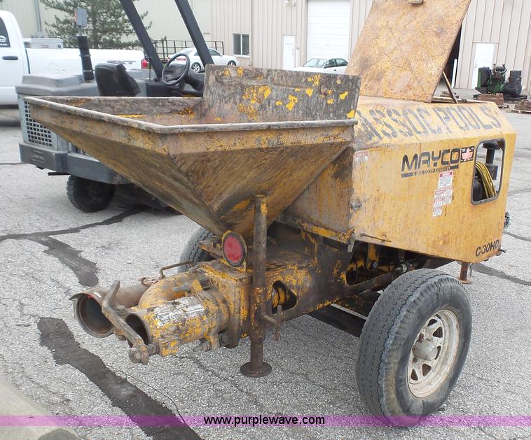 image for item K4499 Mayco C-30HD concrete pump