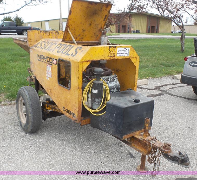 image for item K4499 Mayco C-30HD concrete pump