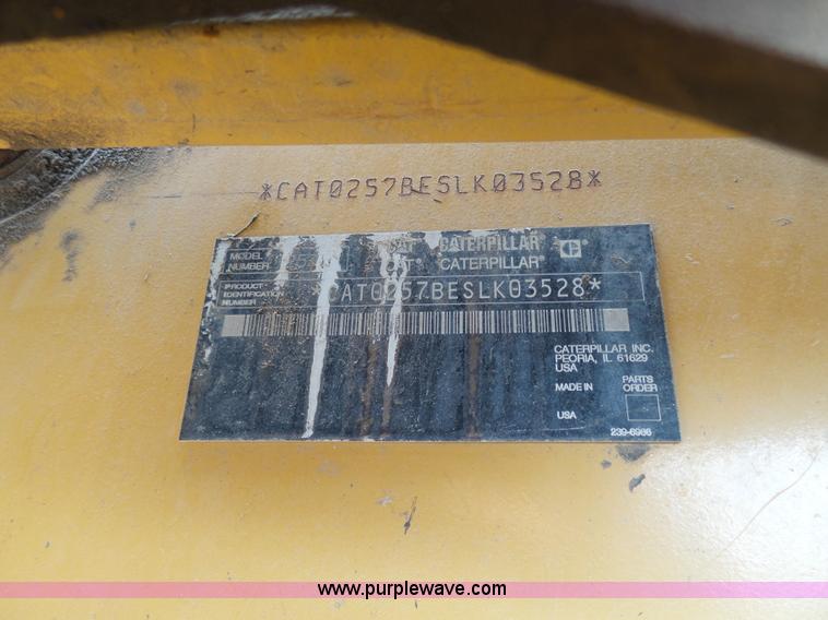 image for item K7983 2005 Caterpillar 257B skid steer