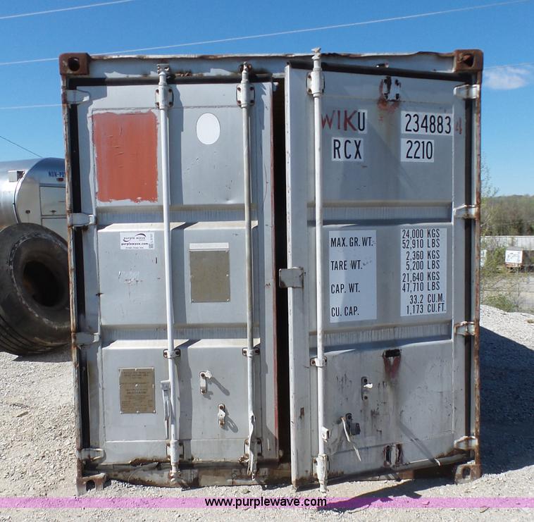 image for item L3157 Conex storage container
