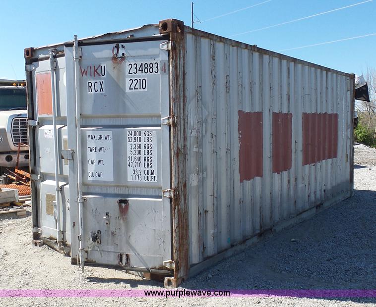 image for item L3157 Conex storage container