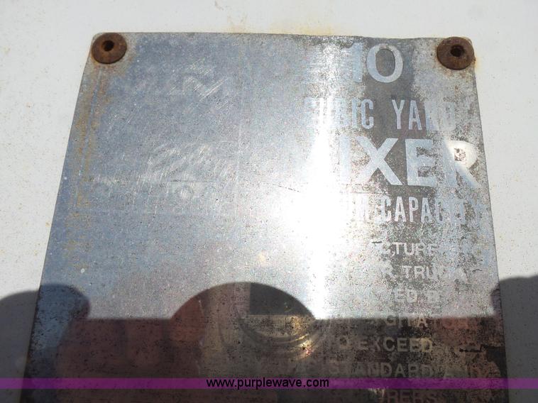 image for item L5495 1998 Mack DM600K mixer truck