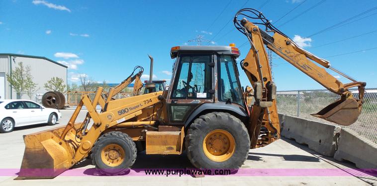 image for item L5651 2000 Case 590 Super L backhoe
