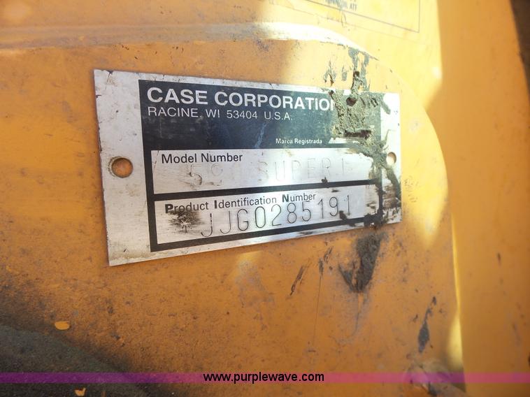 image for item L5651 2000 Case 590 Super L backhoe