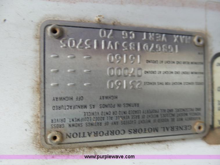 image for item L6327 1988 Chevrolet C70 bucket truck