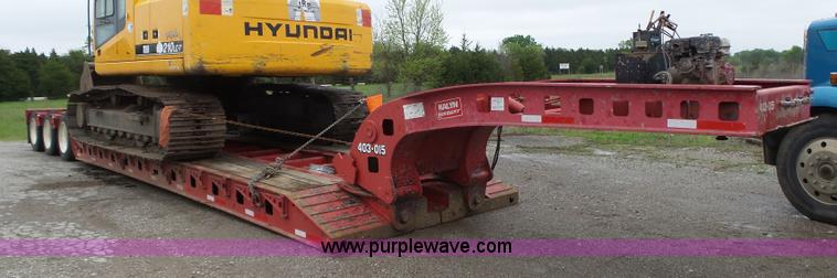 image for item L6329 1998 Kalyn Siebert KSHRG-3-50T-A lowboy equipment trailer