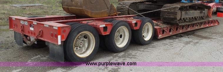 image for item L6329 1998 Kalyn Siebert KSHRG-3-50T-A lowboy equipment trailer