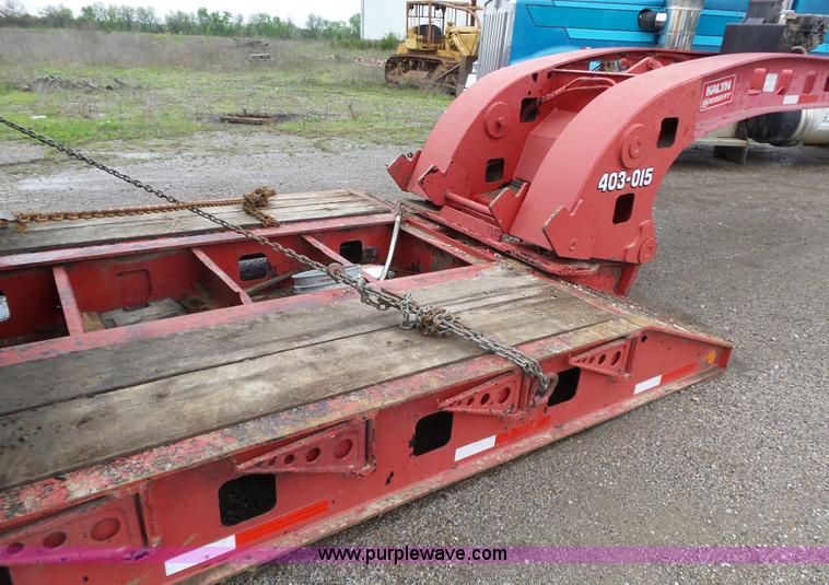 image for item L6329 1998 Kalyn Siebert KSHRG-3-50T-A lowboy equipment trailer
