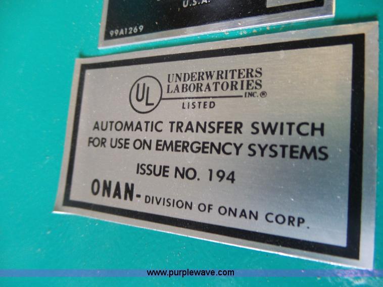 image for item L7210 Onan 50DDB generator