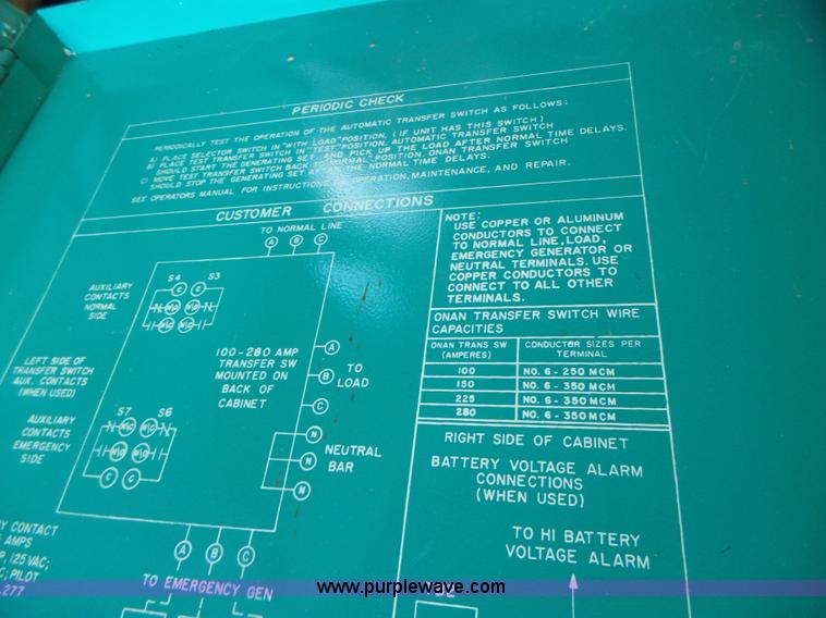 image for item L7210 Onan 50DDB generator