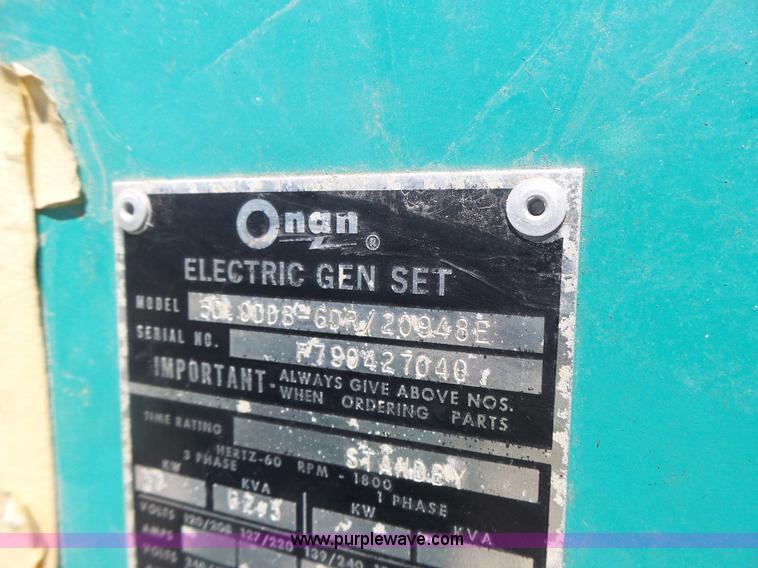image for item L7211 Onan 50DDB generator