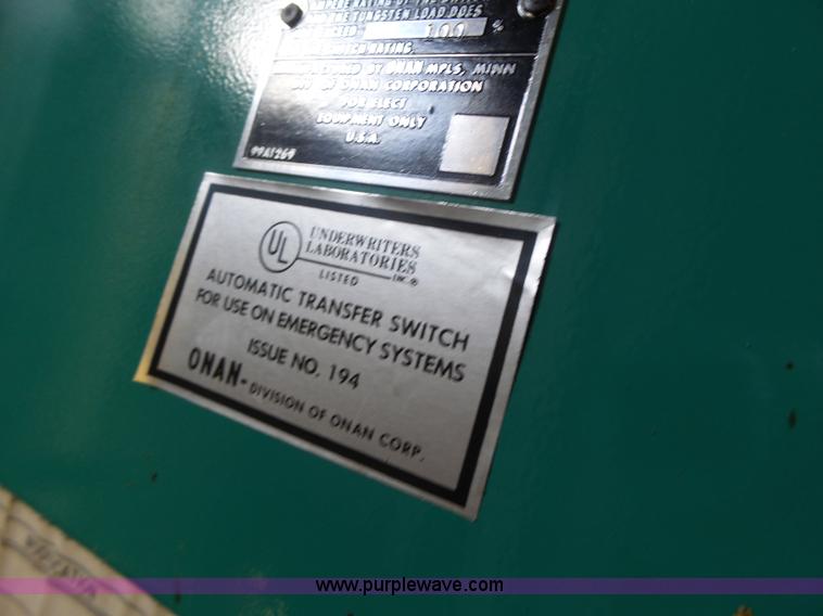 image for item L7211 Onan 50DDB generator