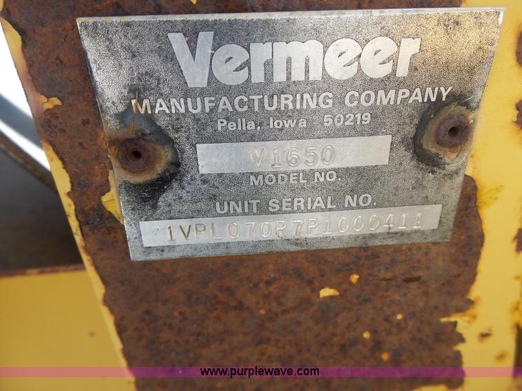 image for item L7216 Vermeer V4150 trencher