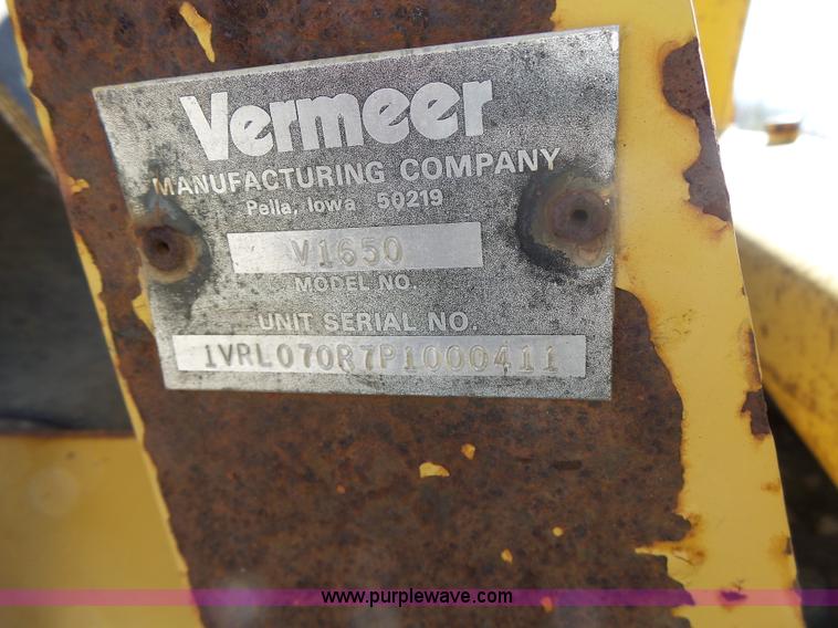 image for item L7216 Vermeer V4150 trencher