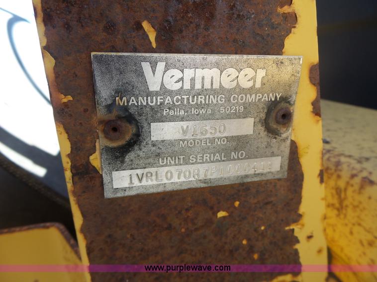 image for item L7216 Vermeer V4150 trencher