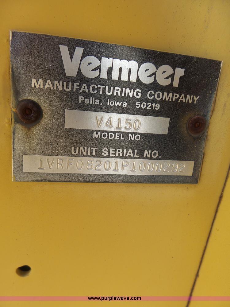 image for item L7216 Vermeer V4150 trencher