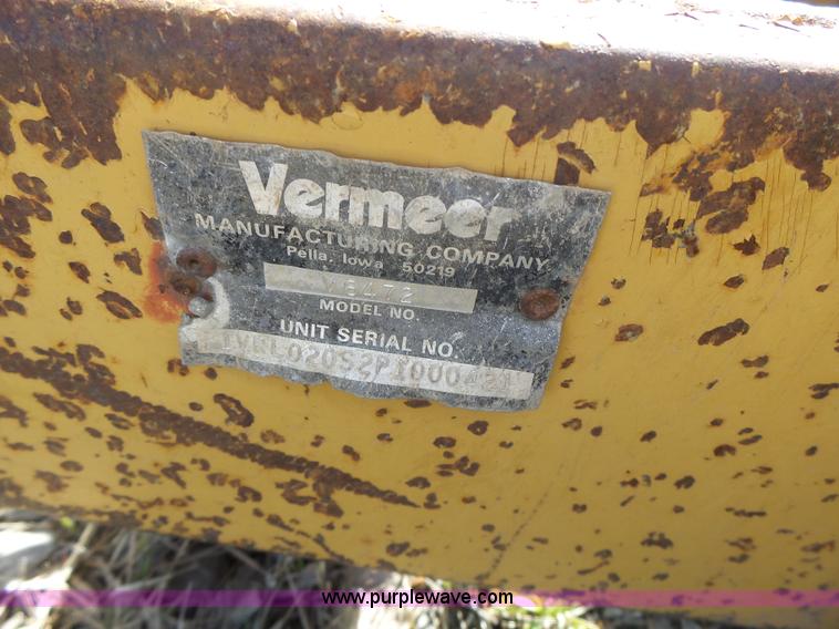 image for item L7216 Vermeer V4150 trencher