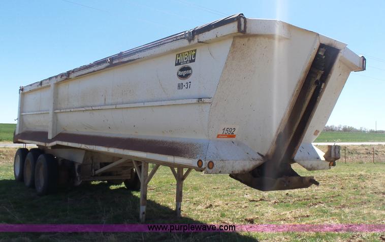 image for item L7486 1997 Hilbilt HD-37 end dump trailer