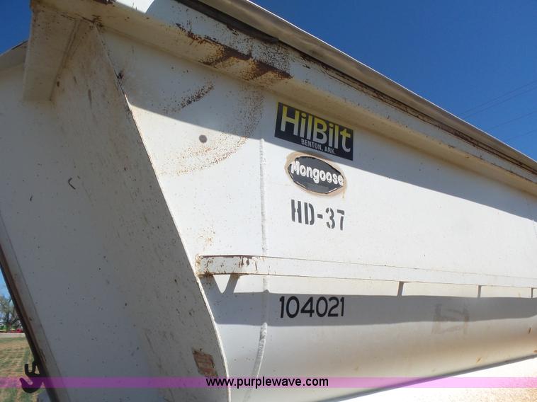 image for item L7486 1997 Hilbilt HD-37 end dump trailer