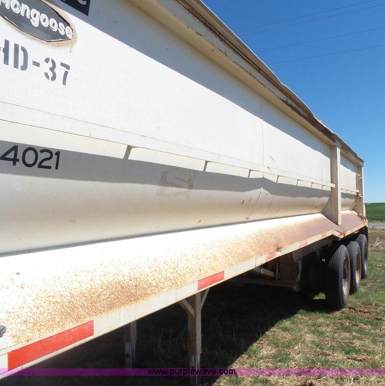 image for item L7486 1997 Hilbilt HD-37 end dump trailer