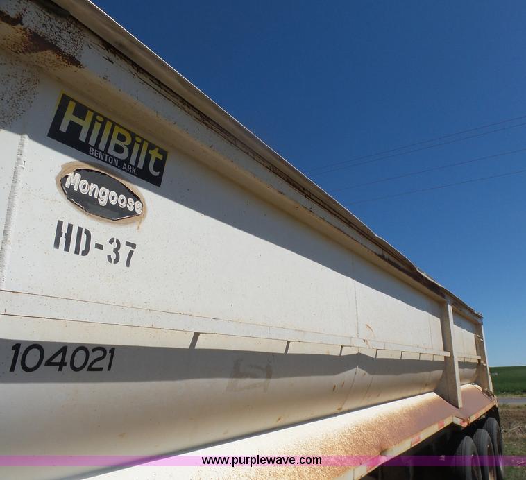 image for item L7486 1997 Hilbilt HD-37 end dump trailer