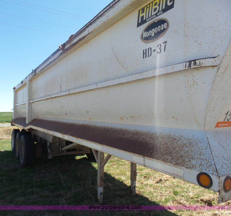 image for item L7486 1997 Hilbilt HD-37 end dump trailer