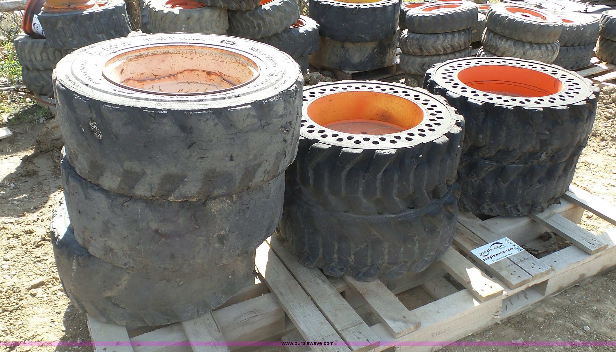 Solid and foam filled skid steer tires in Blue Springs, MO Item K4232