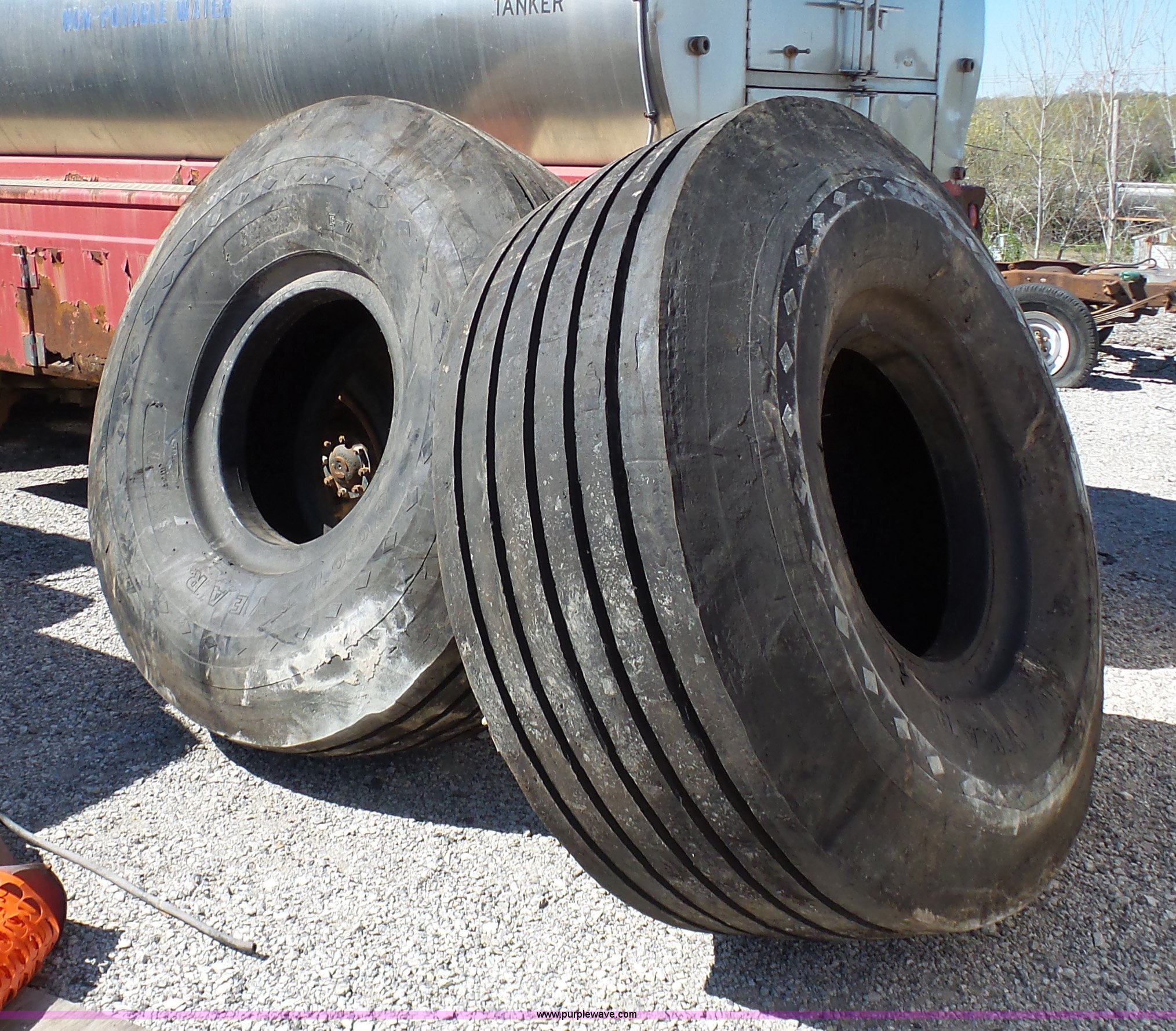 (2) Goodyear buggy tires in Kansas City, MO Item L3164 sold Purple Wave