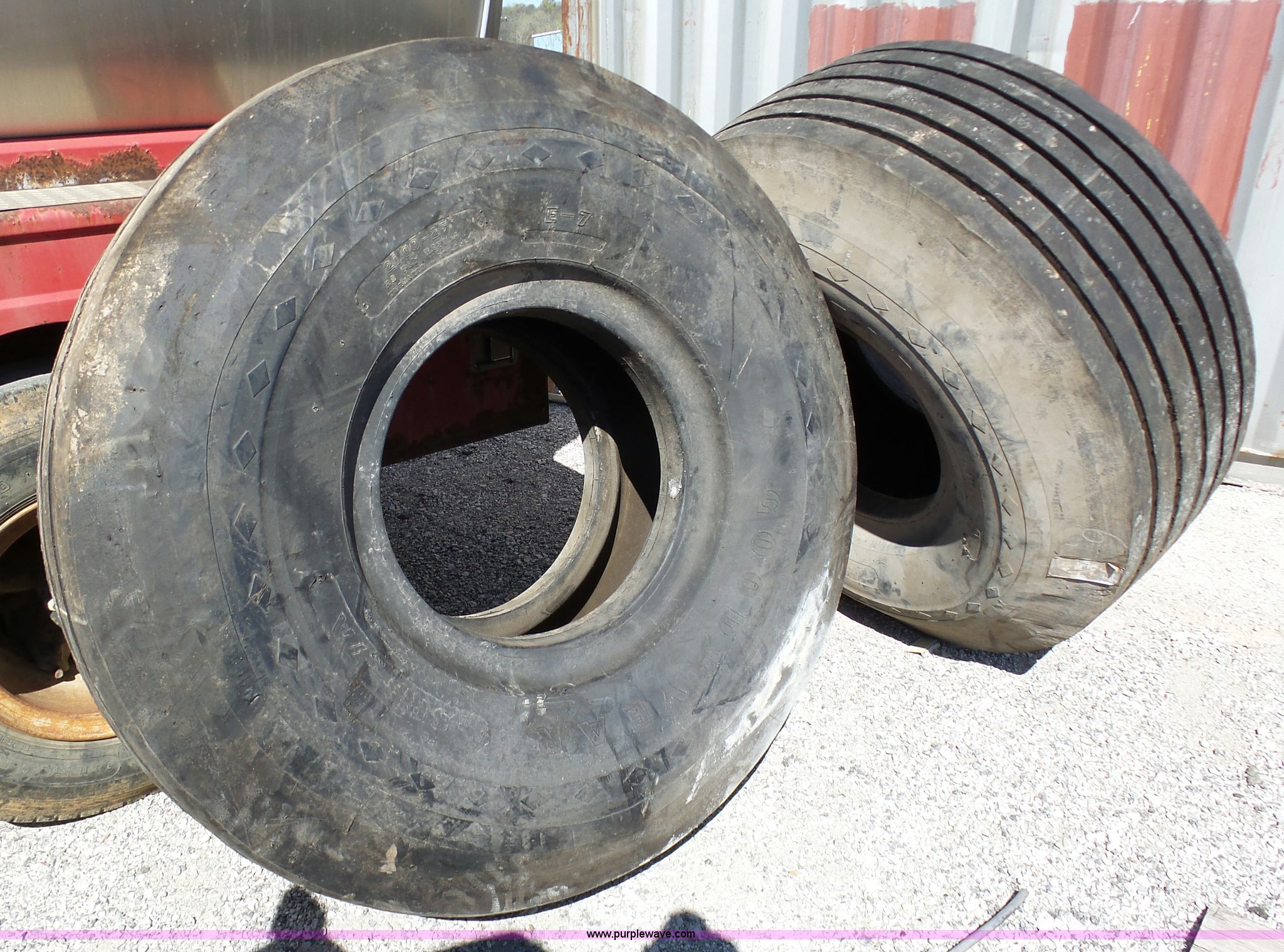 (2) Goodyear buggy tires in Kansas City, MO Item L3164 sold Purple Wave