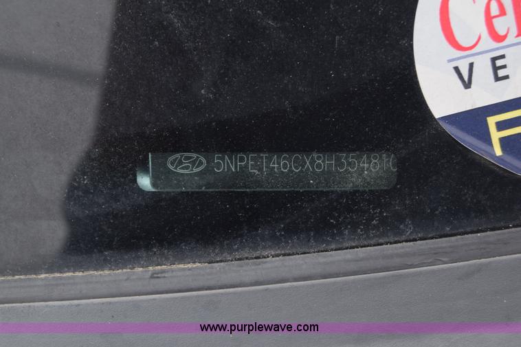 image for item AW9911 2008 Hyundai Sonata GLS