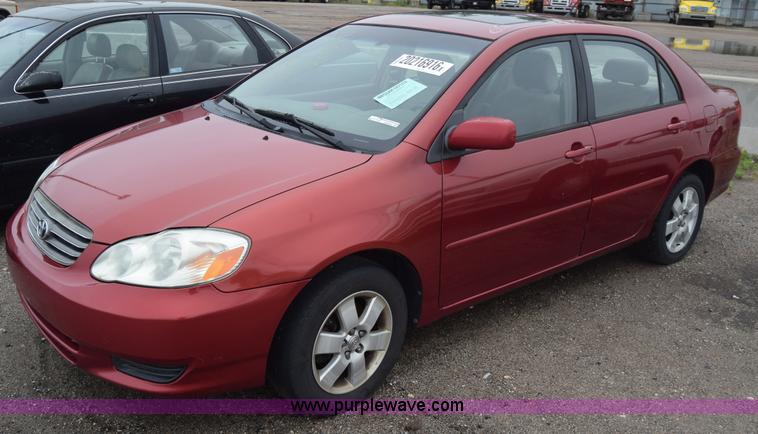 image for item AW9922 2003 Toyota Corolla