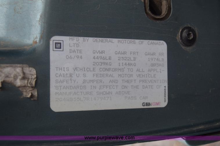 image for item AW9924 1994 Buick Regal