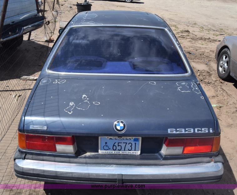 image for item BW9478 1983 BMW 633CSI